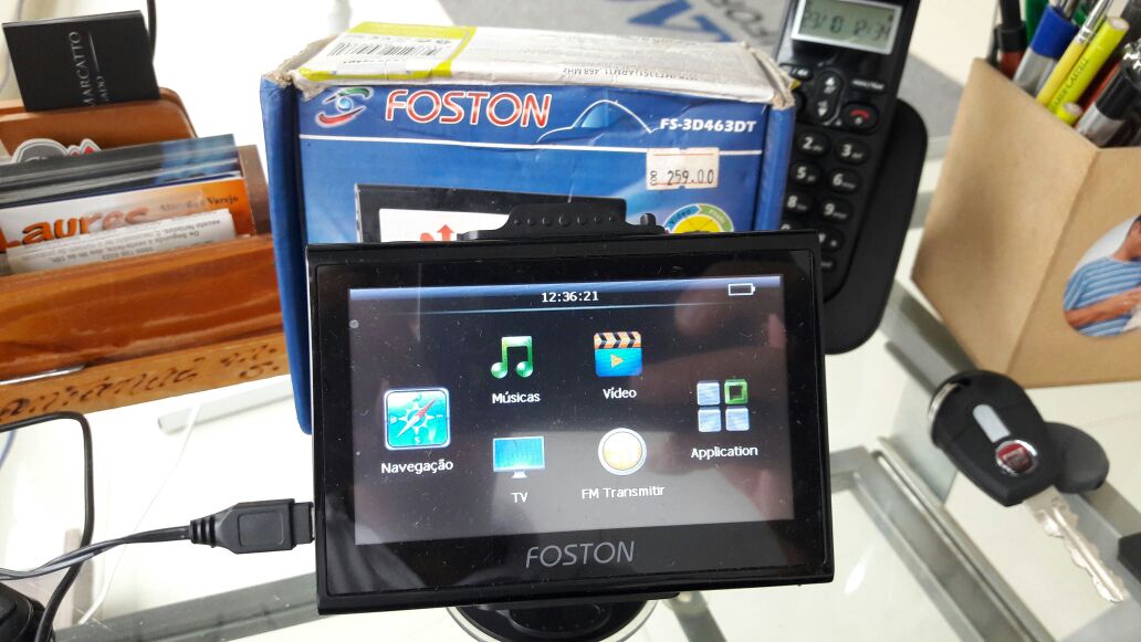 GPS Foston com TV digital